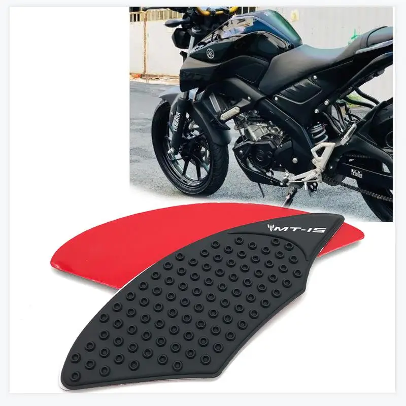 

Motorcycle Tank Traction Pad Side Gas Knee Grip Protective Sticker Protector for Yamaha MT-15 MT15 MT 15 2018 2019 2020 2021