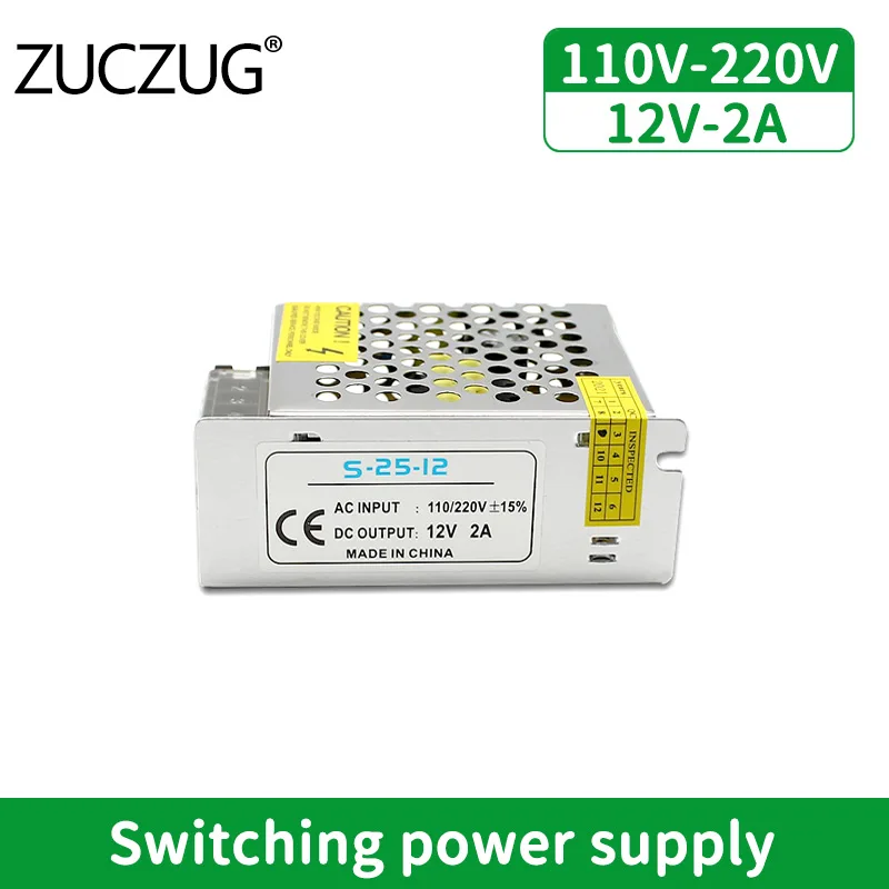 

24W Switching Power Supply 12V Voltage 220V To 12V AC-DC Power Supply 2A Transformer Power Supply Source Adapter for Led Strip