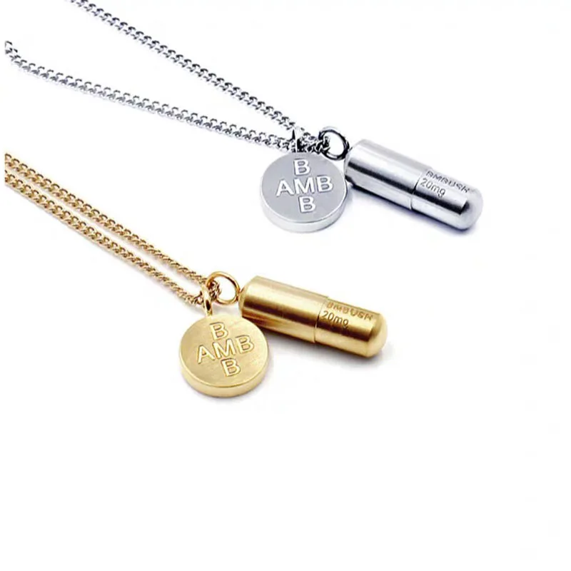 AMBUSH серебряные бриллианты влюбленные пары лучшее качество хип хоп Ambush капсулы ALYX