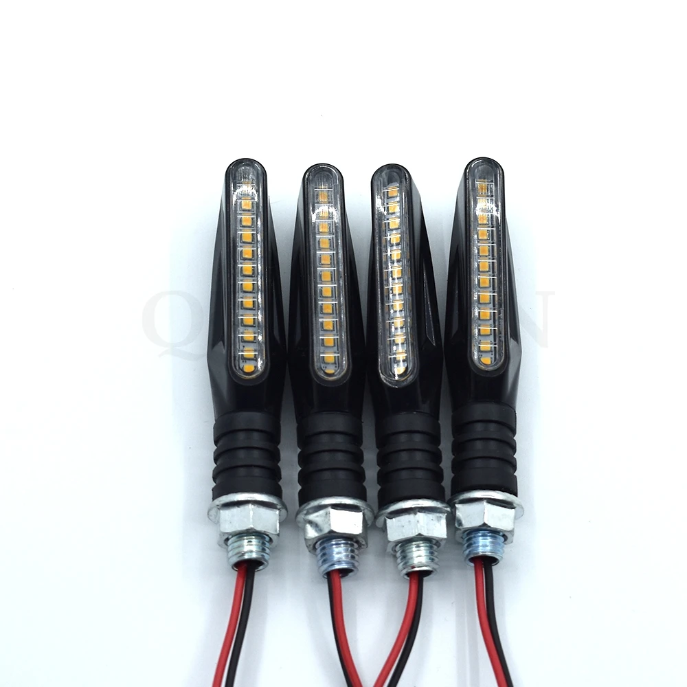 Универсальный светодиодный индикатор для мотоцикла с гибким потоком рулевого