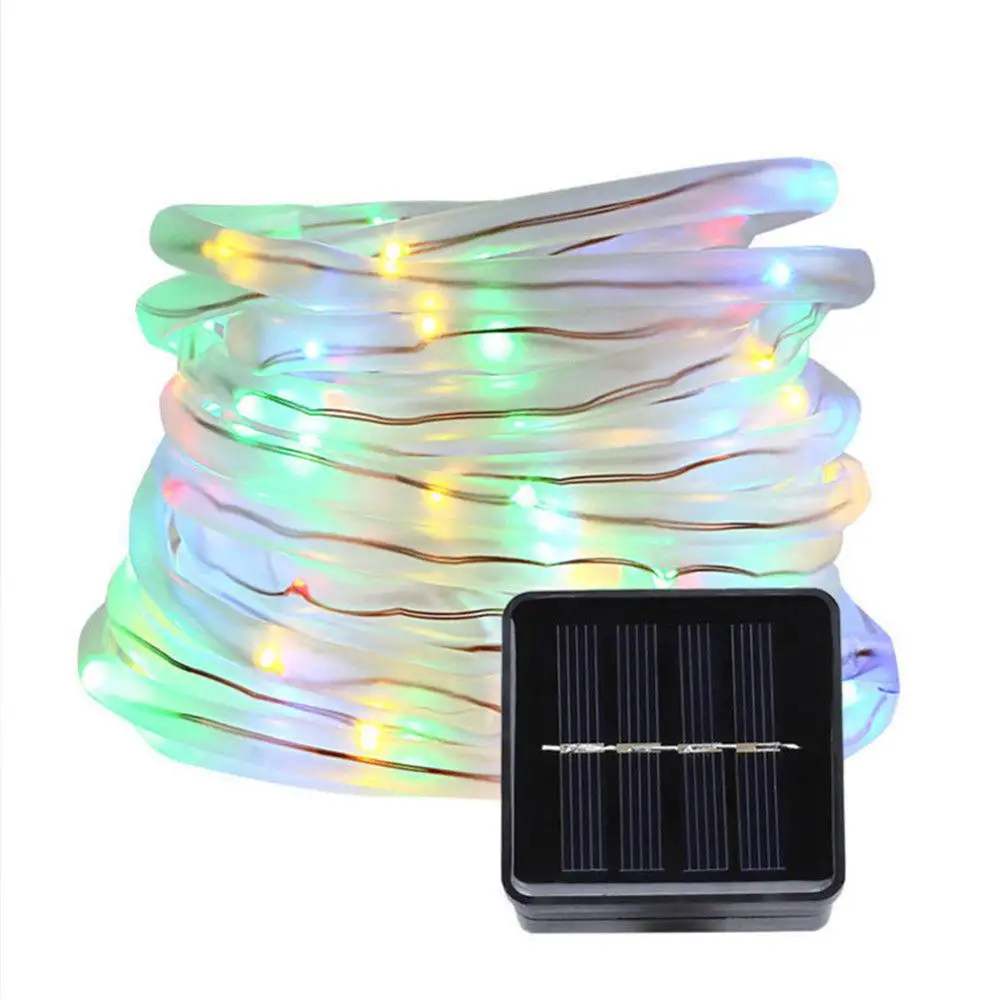 four colors A 200LED 22 м Солнечная энергия красочный Сказочный светильник гирлянда узор 8 Личность Рождество Двор открытый двор декоративный светильник - Испускаемый цвет: four colors A