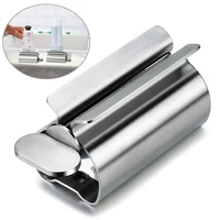 304 stainless steel toothpaste squeezer manual toothpaste dispenser clips rolling tube cosmetic toothbrush holder storage rack