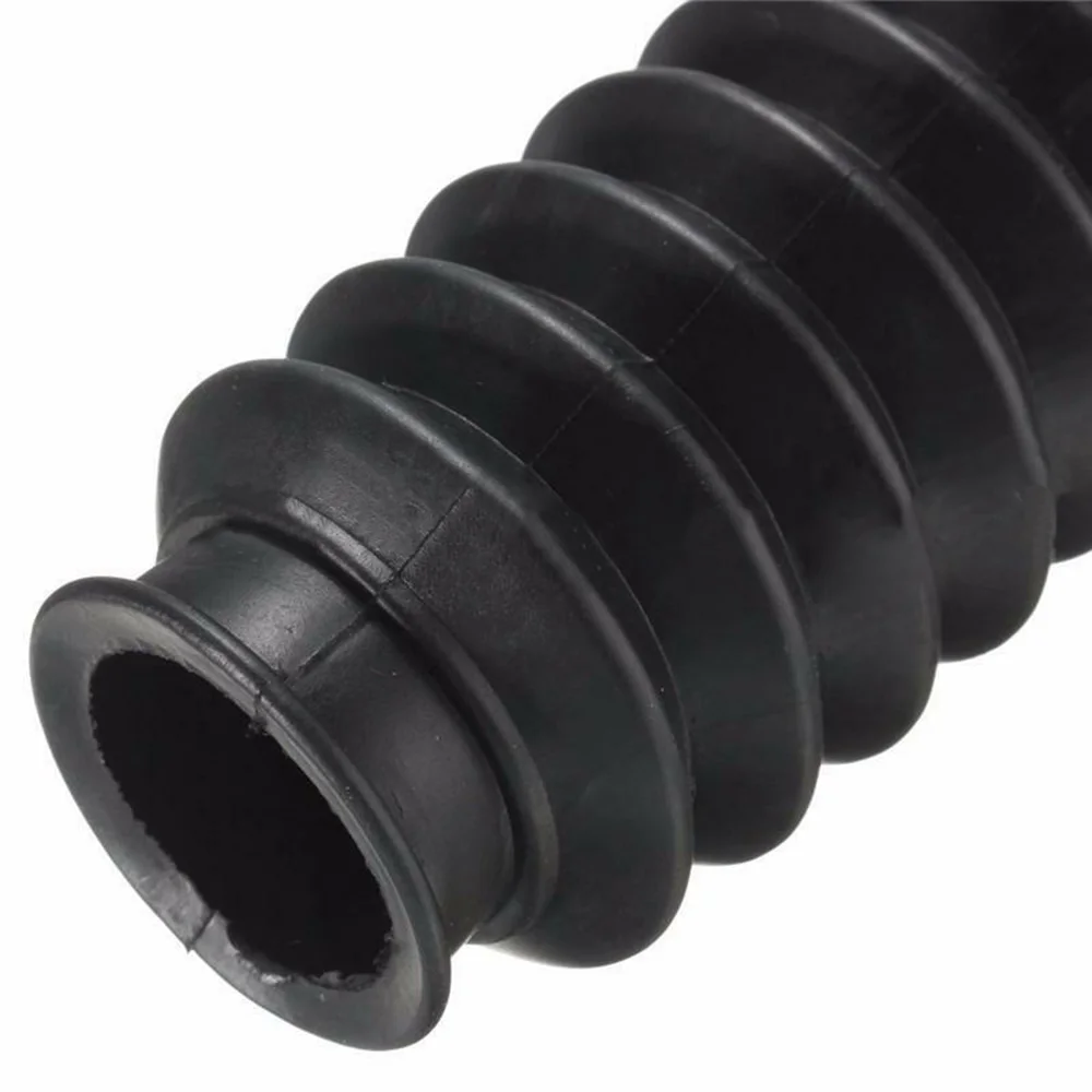 

2pcs Black Motorcycle Front Fork Cover Off-road Motorcycle Rubber Gaiters Gators Boot Shock Protector Dust Guard Fork Bellows