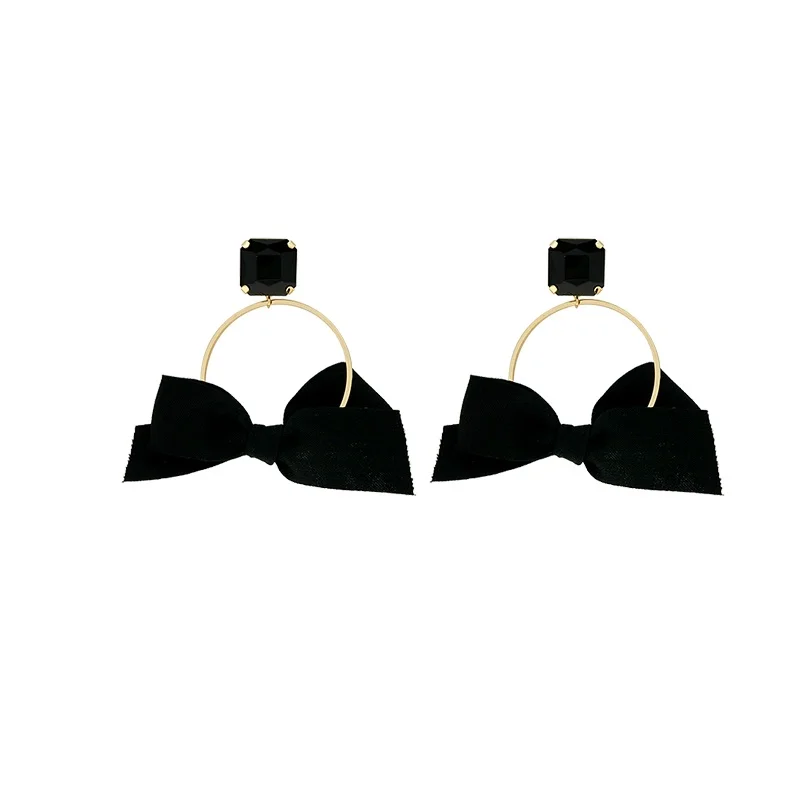 Женские серьги с большим бантом характерные простые новинка 2019 | Украшения и