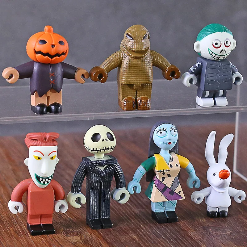 7 шт./компл. Детский подарок мультфильм Кошмар перед Рождеством Джек Салли шок