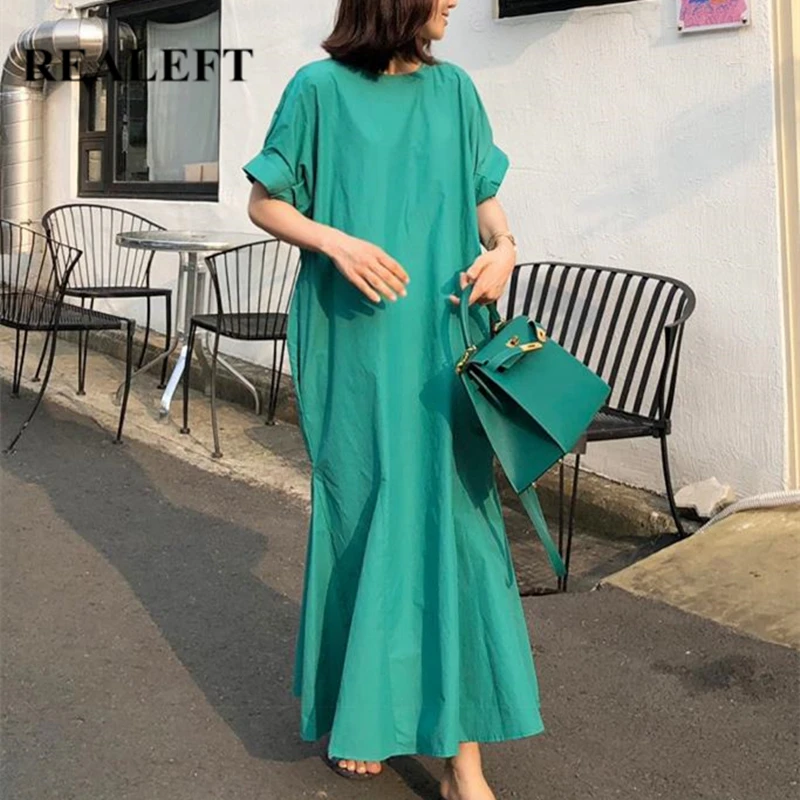REALEFT летнее 2020 Новое Элегантное женское длинное платье русалки с высокой талией и