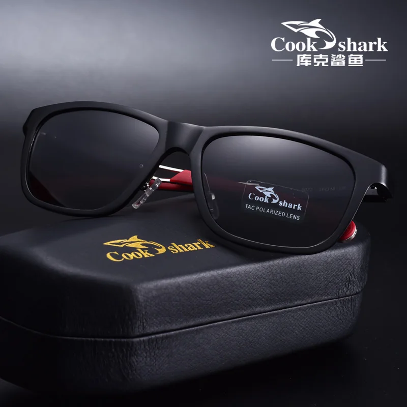 Мужские солнцезащитные очки Cook Shark мужские поляризационные трендовые специально