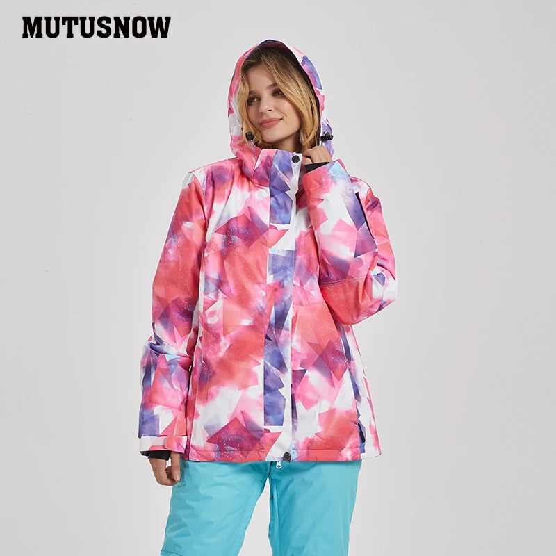 Новинка 2020 Толстая Теплая Лыжная куртка для женщин водонепроницаемая
