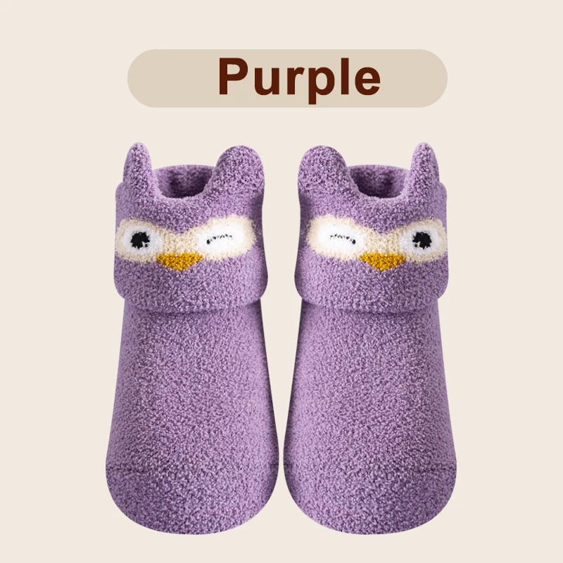 Носки детские на флисе Нескользящие осень/зиму | Детская одежда и обувь