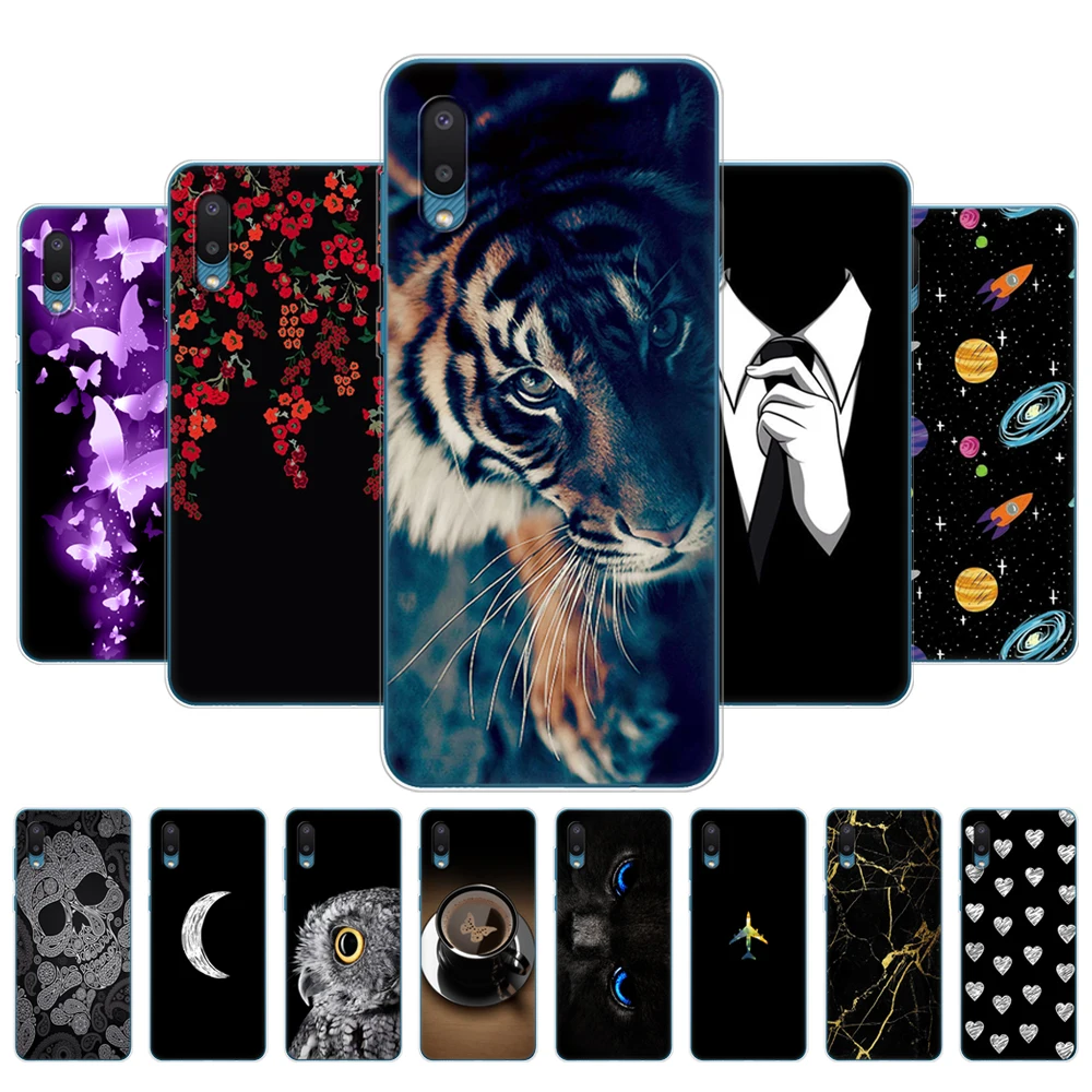 

For Samsung A02 Case Soft Silicon Tpu Back Phone Cover For Samsung Galaxy A02 GalaxyA02 A 02 SM-A022G a022 Bumper 6.5inch tiger