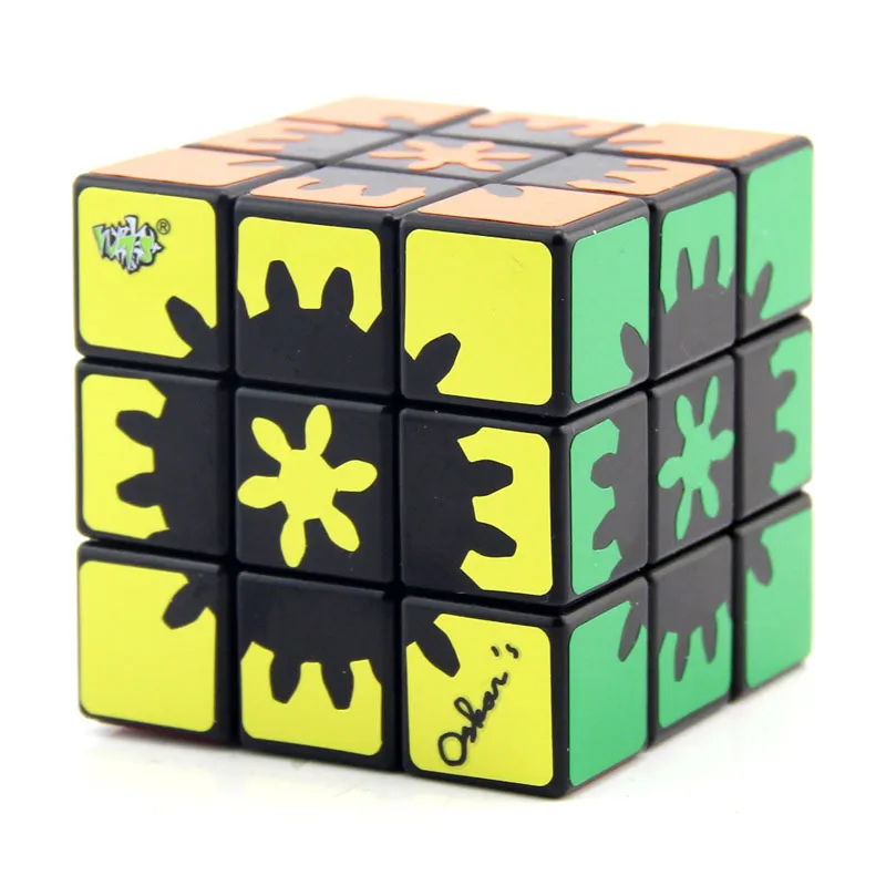 

Puzzle Magic Cube LanLan hidden inside the Gear 3x3x3 cube strange shape professional speed cube educational Logic game gift toy