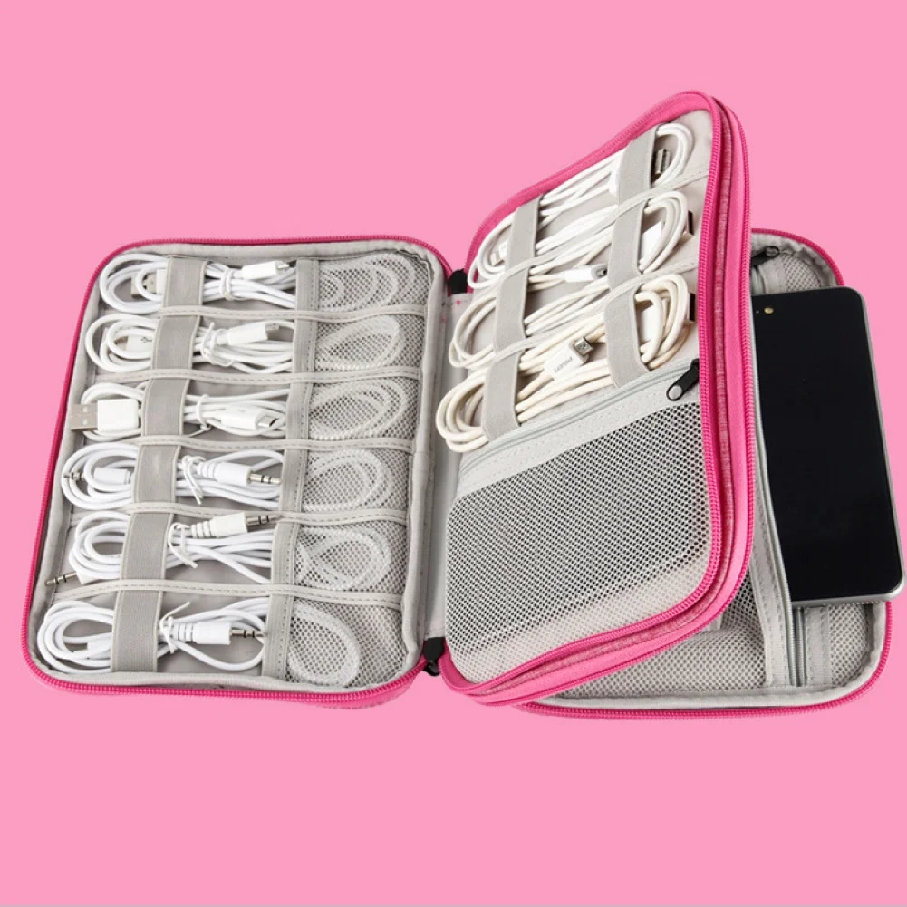 Портативный дорожный цифровой кабель для передачи данных U диск зарядное