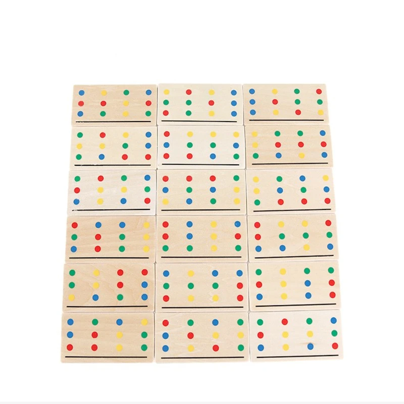 

Preschool Learning Toys Slide Puzzle Color & Shape Matching Brain Teasers Logic Game Montessori Educational Wooden Toys