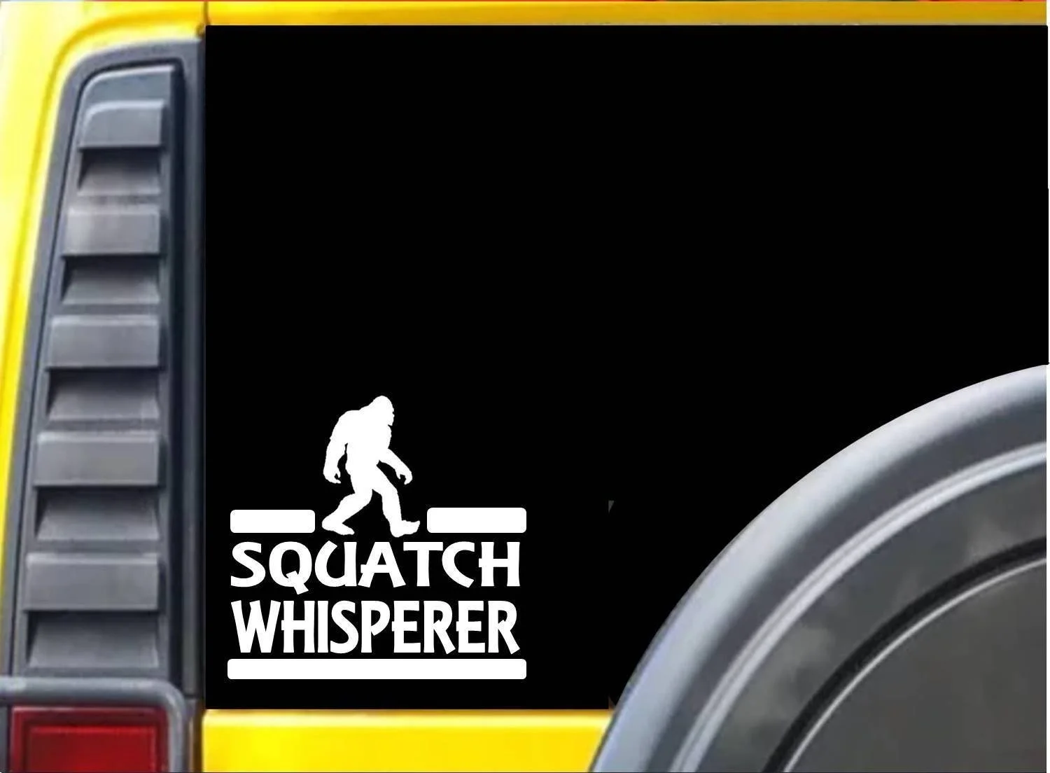 

Squatch Whisperer Sticker J934 6 inch bigfoot decal computer Sticker
