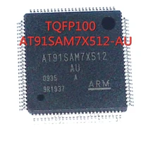 1pcslot at91sam7x512 at91sam7x512 au lqfp 100 smd 32 bit microcontroller ic chip new in stock good quality