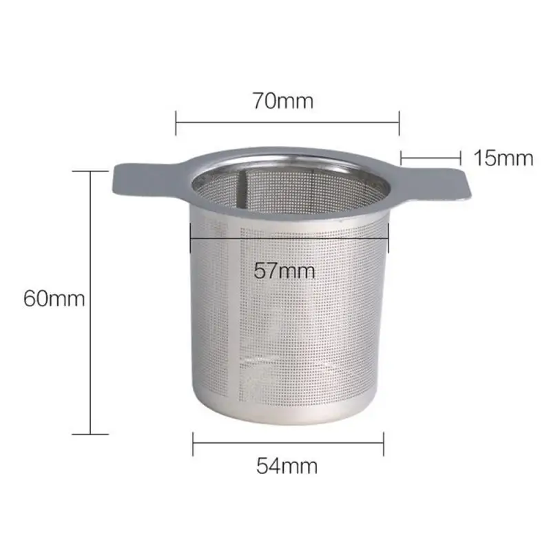 

1PC Metal Tea Leak Infuser Stainless Steel Tea Leak In Mug Tea Filter With Lid Loose Leaf Tea Strainer For Teaware Accessories