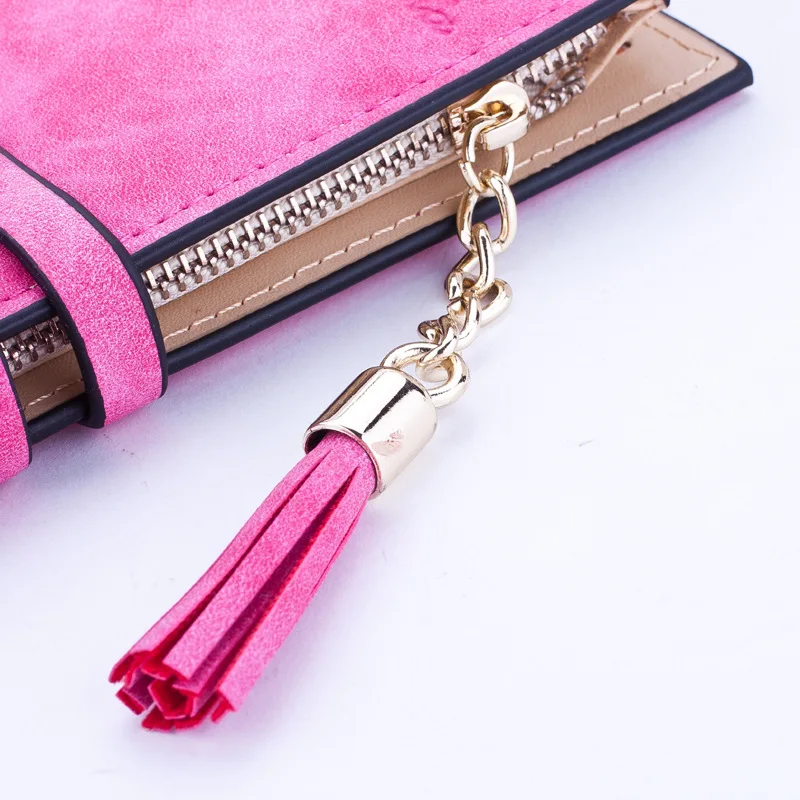 Модные женские кошельки из искусственной кожи длинные мягкой матовой для женщин