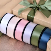 blue gift satin ribbon wedding decorative green fabric ribbons roll for crafts grosgrain centimeter tape christmas wrap tie