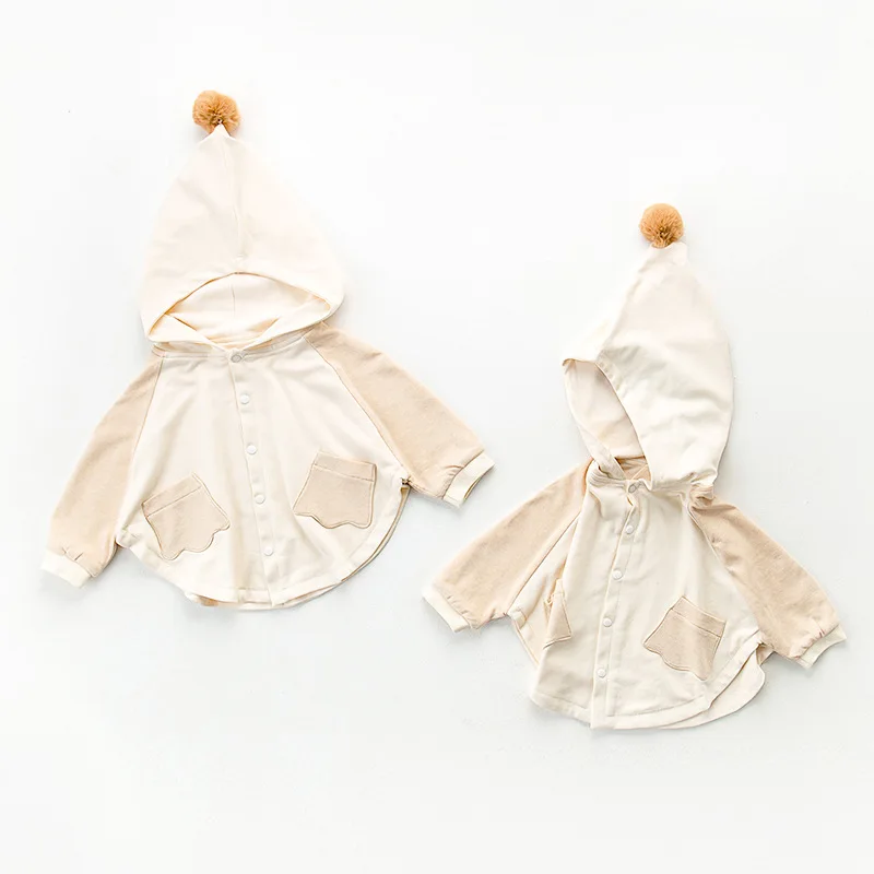 Накидка детская демисезонная с длинным рукавом на возраст 0-24 месяца - купить по