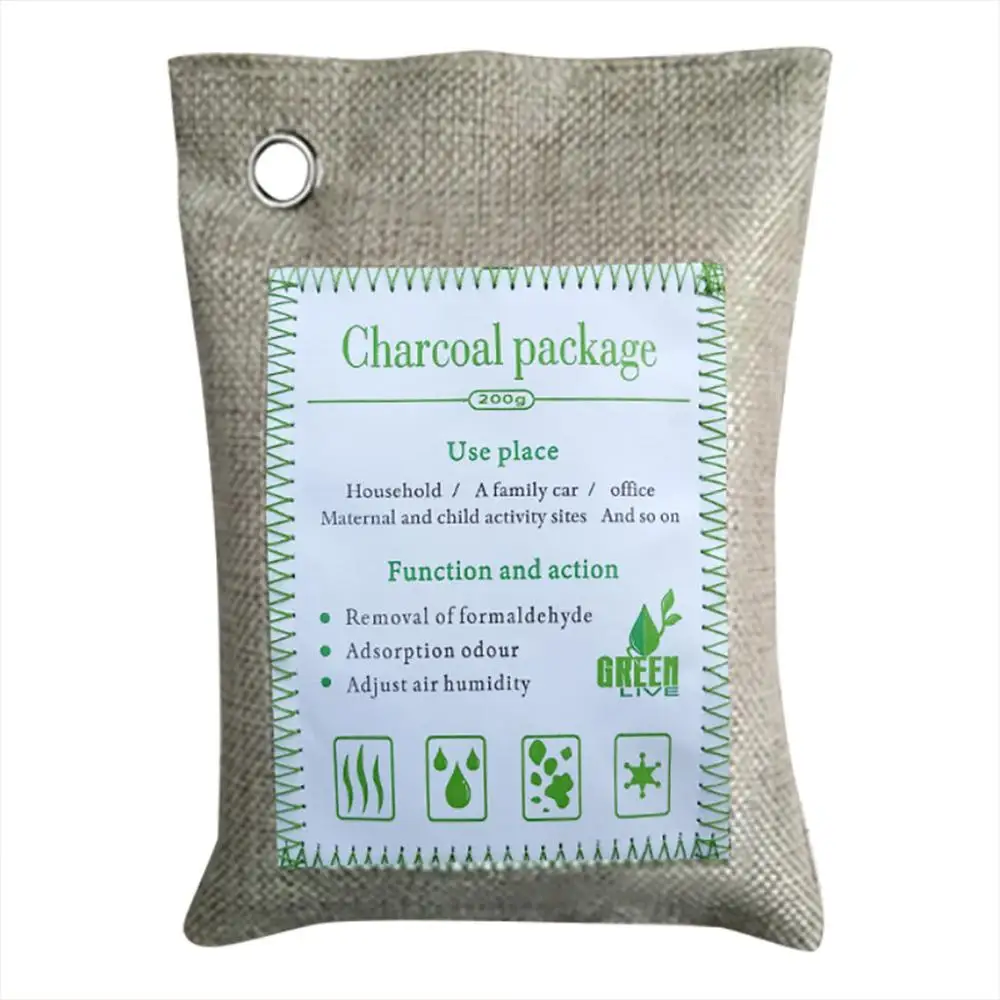 1 шт. автомобильный освежитель воздуха с активированным углем и бамбуковым 200