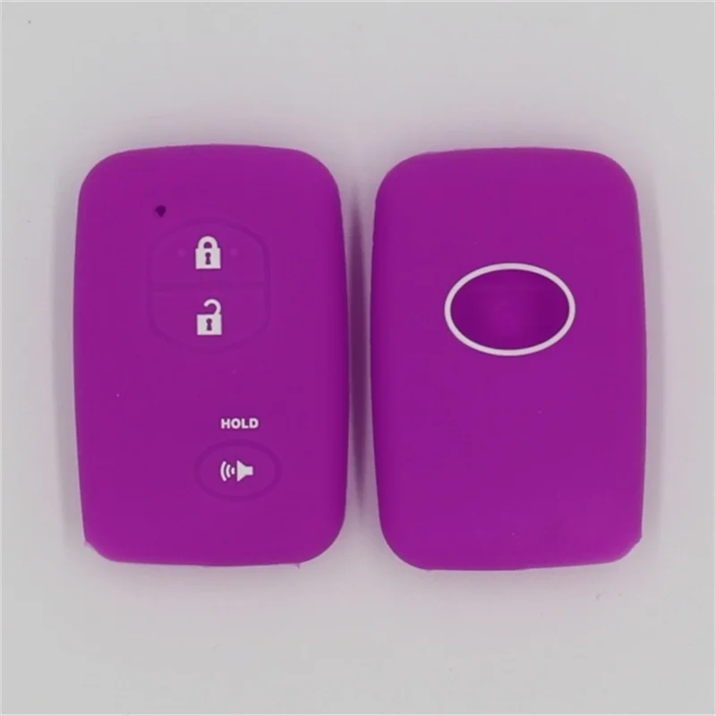 

Silicone Key Case Cover For Toyota Avensis Camry Corolla Prado Kluger Tarago Yaris Keyless Fob Shell Skin Holder Protector