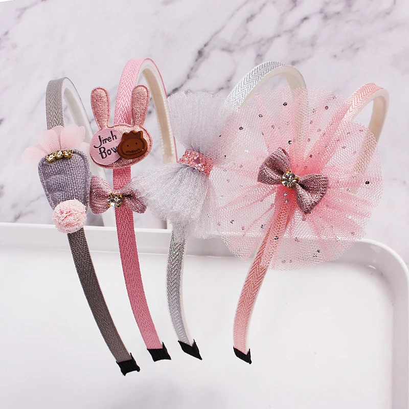 

Colorful Children's Schoolgirls And Middle School Children's Hairpin Hairband Cute Baby Anti-skid Headband Little Girl Hair Head