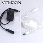 Светодиодный диммер переключатель Яркость настроить контроллер постоянного тока Разъем для 3528 5050 5730 5630 один Цвет полосы светильник ACDC 12V 24V черныйбелый