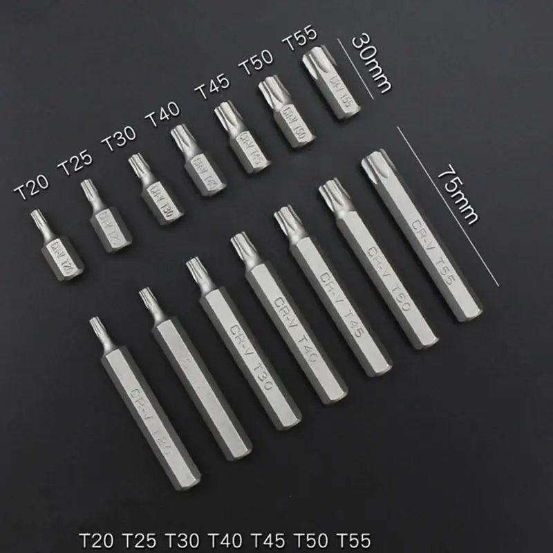 Фото 40 шт./компл. Torx с внутренним шестигранником звезда партия набор гаечных ключей 40 шт./компл. Torx с внутренним шестигранником звезда партия набор гаечных ключей
