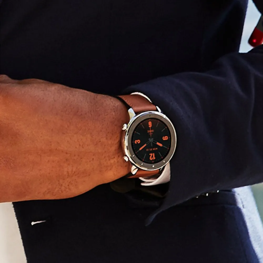 Оригинальные Huami Смарт-часы AMAZFIT GTR 47 мм 5 АТМ водонепроницаемые часы 1,3" AMOLED gps+ ГЛОНАСС умные часы мужские 24 дня батарея