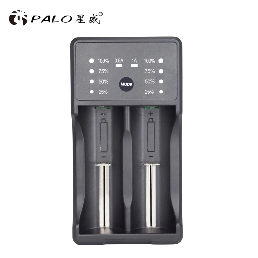 PALO 18650 14500 зарядное устройство умный светодиодный дисплей для 1,2 в nimh nicd AA AAA C SC батарея 3,7 в литий-ионная аккумуляторная батарея - Цвет: NC572