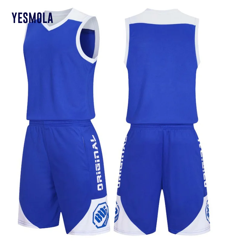 YESMOLA мужской детский баскетбольный костюм Мужская одежда для тренировок