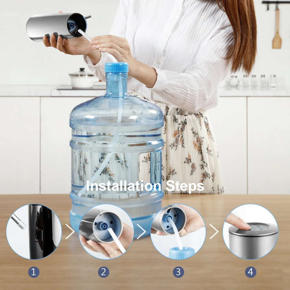 Бытовой автоматический Электрический диспенсер для воды с 3 зубьями кнопочный