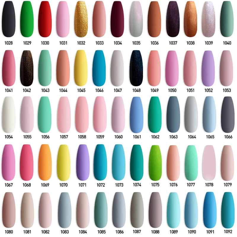 Modelones 6/12 шт матовый лак для ногтей Гель замачиваемый Блестящий светодиодный