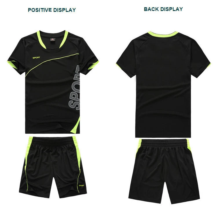 Детская футбольная Джерси для спортзала одежда бега мужская спортивная форма
