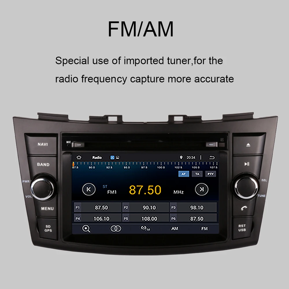 Автомобильный GPS-навигатор 2 Din Android 10 0 для Suzuki Swift 2011-2016 автомобильное радио стерео