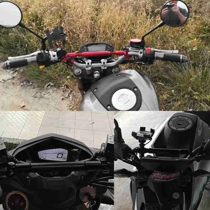 

General Motorcycle Leading Balance Handlebar Motorcycle Modification Tie Rod Reinforced Handlebar Accessories Bar Reinforce P3Z4