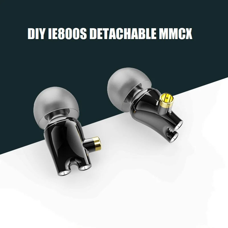 Pizen Diy IE800S Graphene Diaphragm Dual Dynamic HIFI in ear Monitor Earphone DJ IEM With MMCX cable SENFER PT25 PT15 DM5 | Электроника