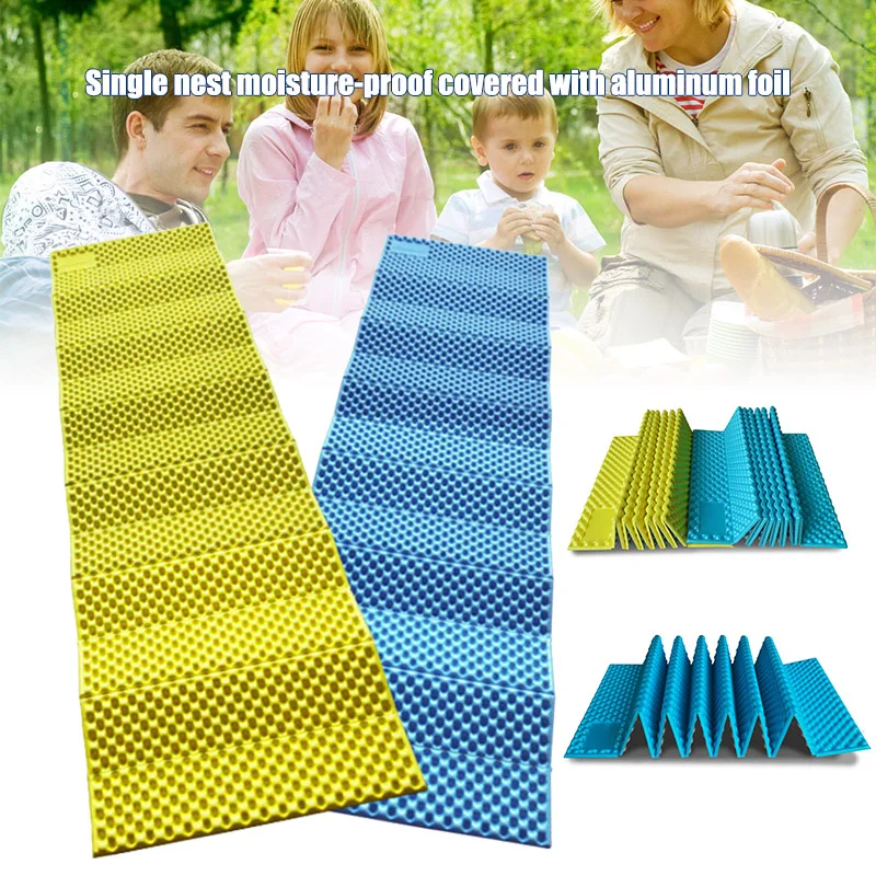 

Folding Sleeping Pad Egg Nest Moisture-proof Mattress Portable Foldable Camping Mat ALS88
