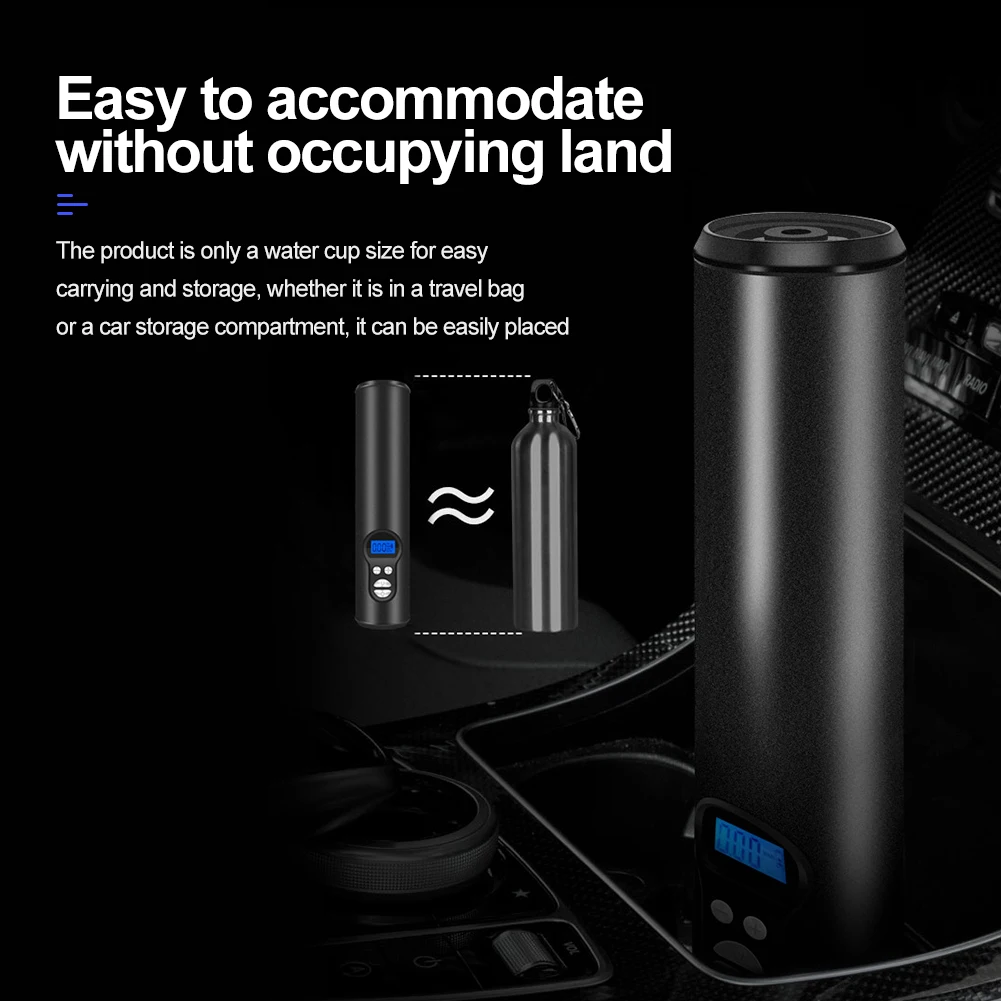 comprar Inflator Inflável Do Pneumático Do Compressor De Ar Da Bomba Mini Compressor Portátil 12v 150psi Bomba De Ar Recarregável Para Bolas De Bicicleta Do Carro