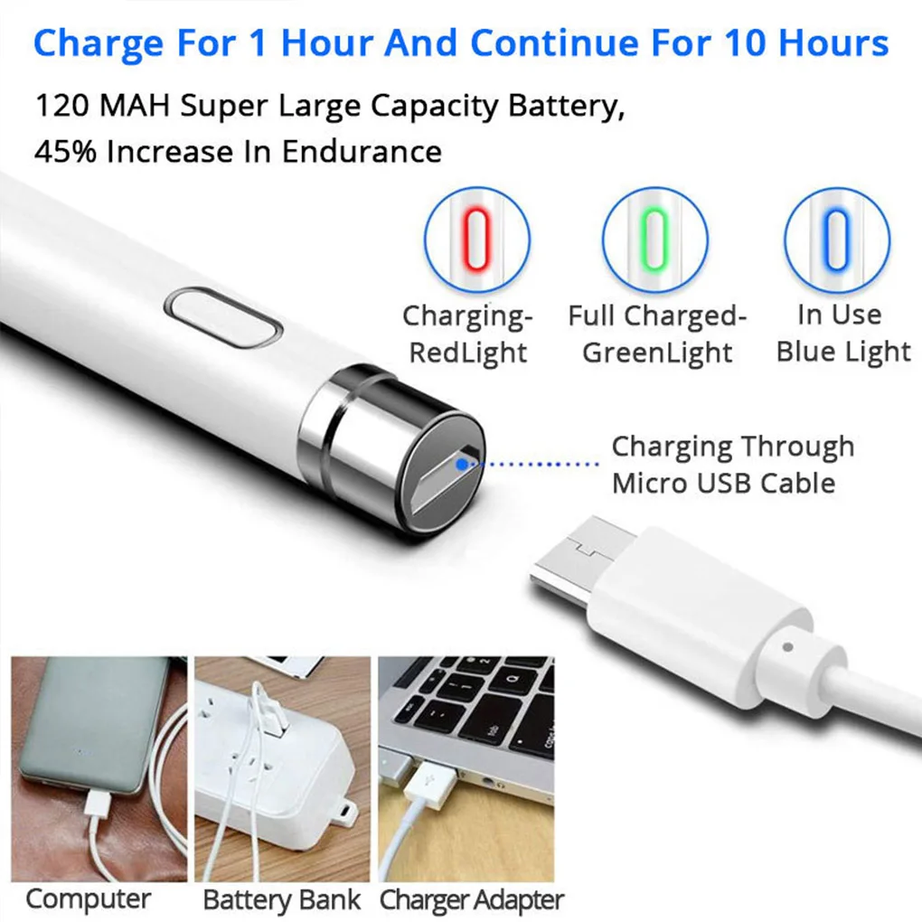 активный стилус емкостный с