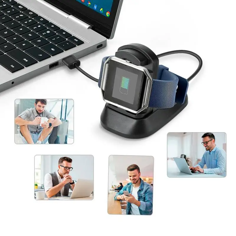 Смарт-часы Зарядное устройство для Fitbit Blaze Смарт фитнес часы USB док-станция с