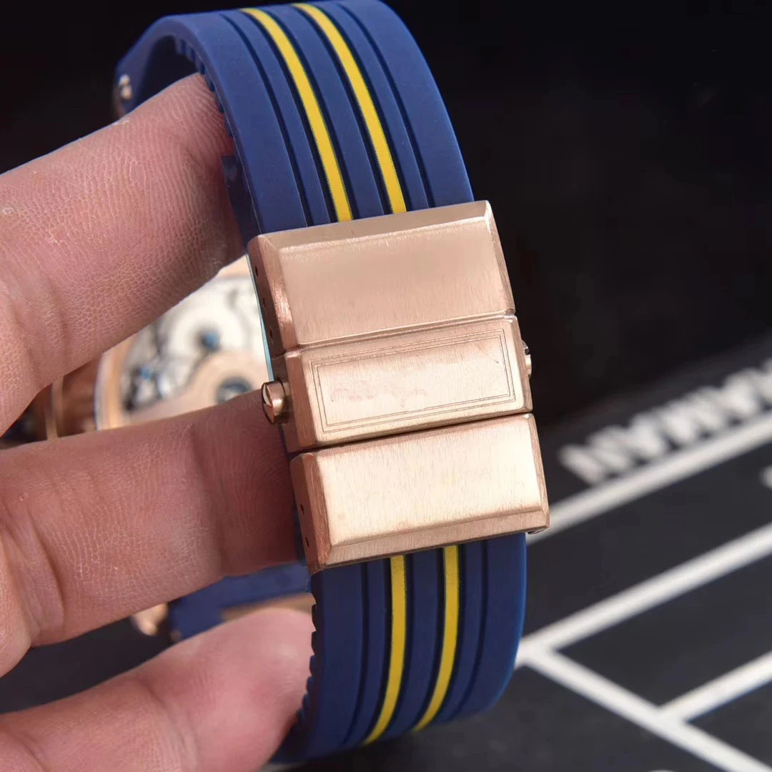 

Classic New Men Rose Gold Blue Artemis Automatic Mechanical Stainless Steel Sapphire Black Sea Diver Chronometer Watch