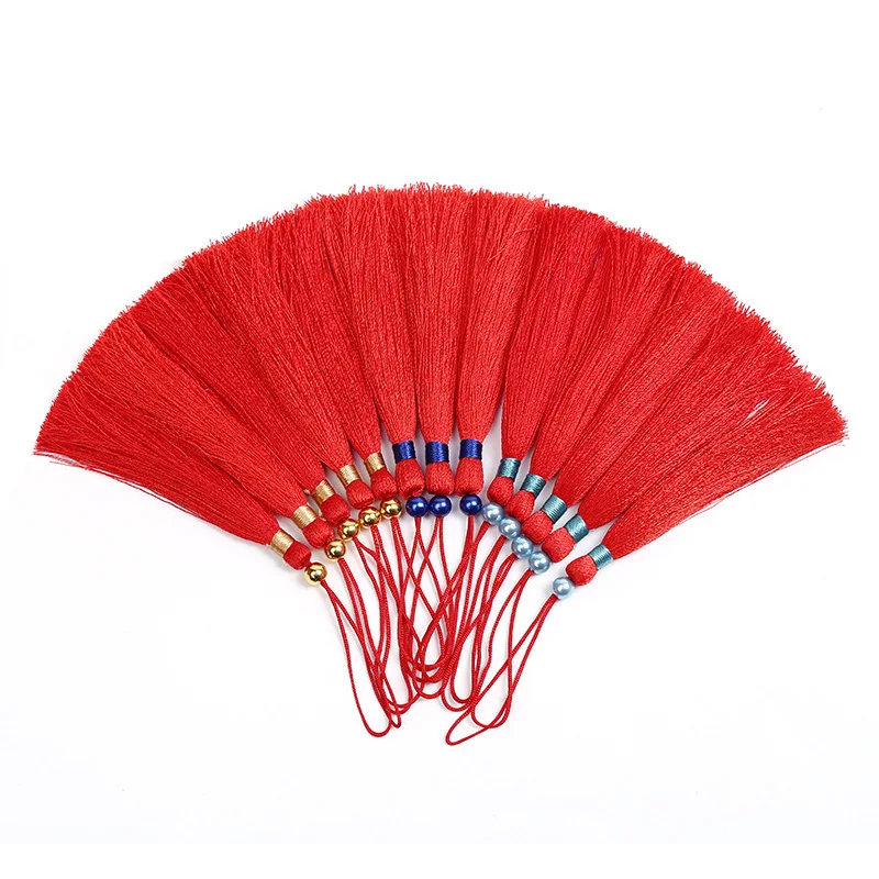 20 шт./лот полиэстер шелк кисточка отделка ювелирное изделие бисер жемчуг для