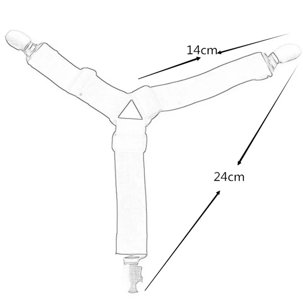 

4pcs Elastic Bed Sheet Grippers Clip Mattress Cover Blankets Holder Fasteners Slip-Resistant Belt Clips Home Textiles Gadgets