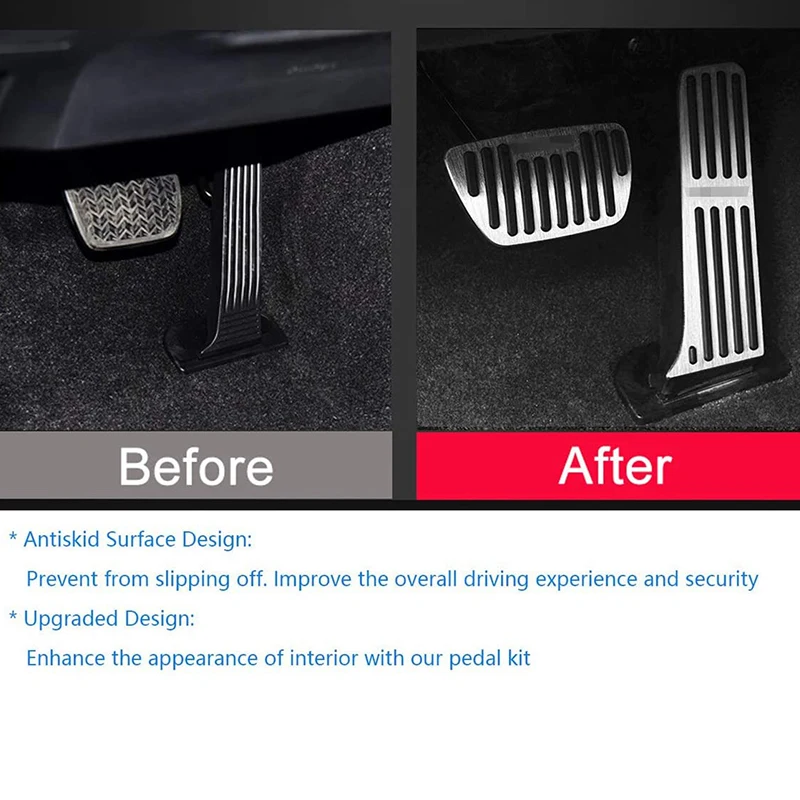 Противоскользящие чехлы из алюминиевого сплава для сброса тормозов и педалей