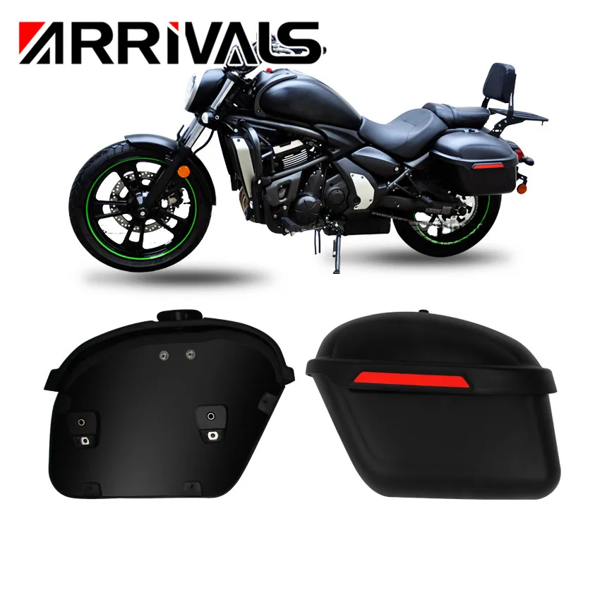 Пара мотоциклетных седельных сумок боковые коробки багажный бак Жесткий Чехол