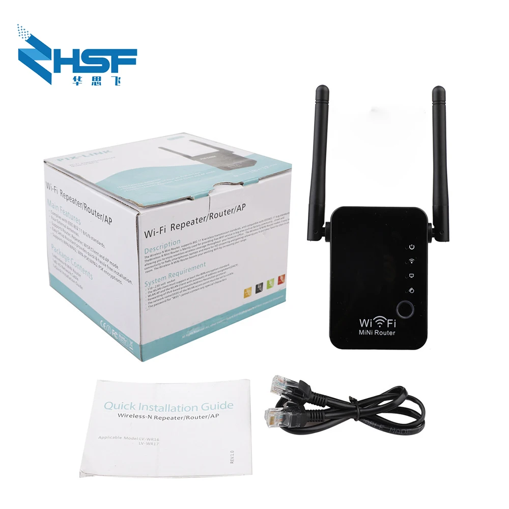 Беспроводной ретранслятор Wi-Fi внешний усилитель сигнала 2 4 ГГц диапазона 300