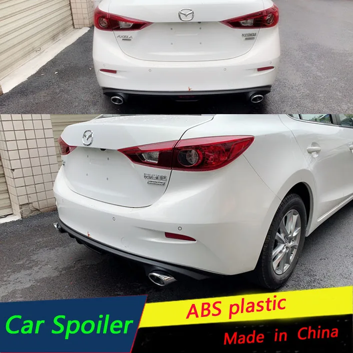 Диффузор для заднего бампера Mazda 3 Axela передняя губа лопата подходит 2014 2015 2016 2017 2018