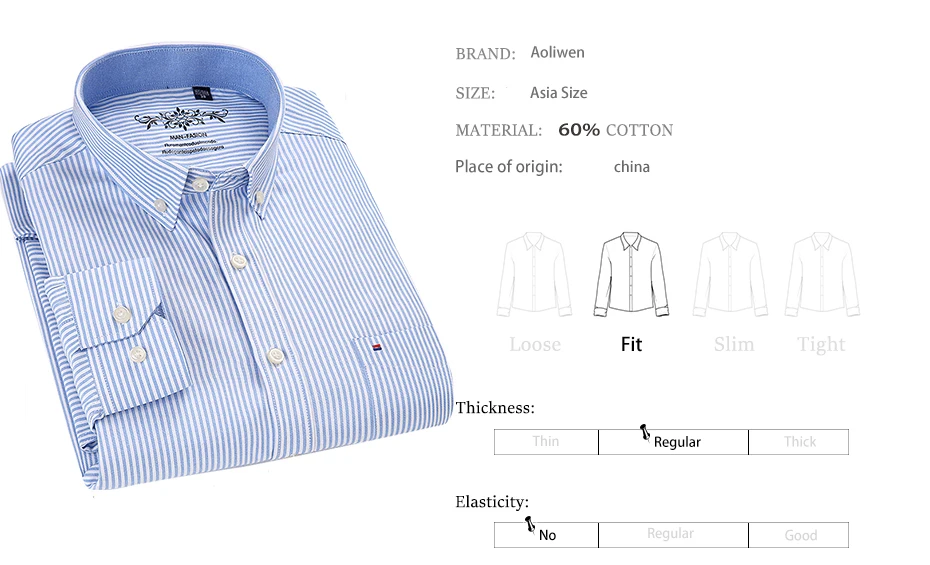 Aoliwen brand men 2020 cotton Oxford Textile casual shirts long sleeve button down pocket red Plaid print Wild for men slim fit