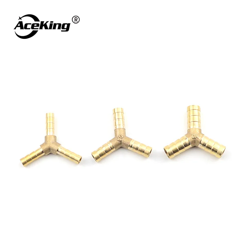 All copper pagoda joint y-type gas pipe three-way straight hose fitting t-type four-way gree head Обустройство дома
